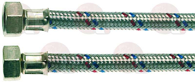 STAINLESS STEEL HOSE ? 1/2"FF 50 cm