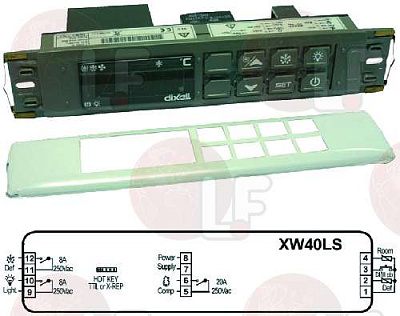 CONTROLLER XW40LS-5N0D3X 230V NTC/PTC
