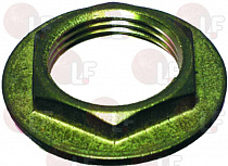 FLAT BRASS LOCK NUT 1"