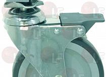 AXLE SWIVELLING WHEEL WITH BRAKE