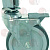 AXLE SWIVELLING WHEEL WITH BRAKE