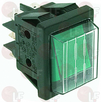 GREEN CHANGE OVER SWITCH 250V 16A