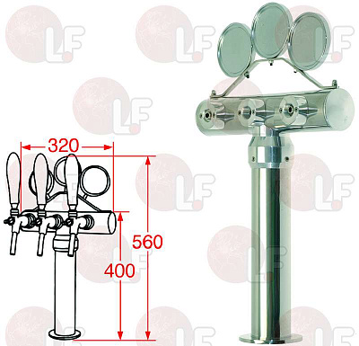 DISPENSING TOWER ARCO 3 WAYS