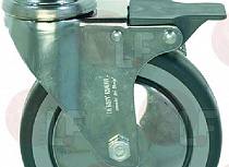 AXLE SWIVELLING WHEEL WITH BRAKE