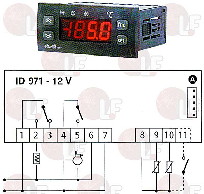 ��������� ID971 12Vac/dc 15/8A PTC/NTC