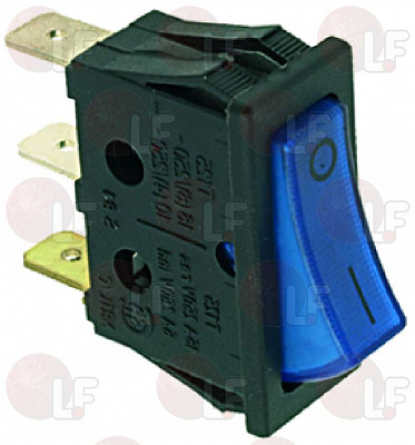 BLUE MONOPOLAR SWITCH 16A 250V