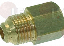 STRAIGHT COUPLING 1/4"sae x 5/16"sae MF