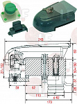 CATCH 7225 WITH LOCK CATCH 7225 WITH LOCK