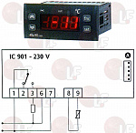 ТЕРМОСТАТ IC901 230В 15A NTC/PTC ТЕРМОСТАТ IC901 230В 15A NTC/PTC