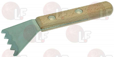 GROOVED FRYTOP SCRAPER