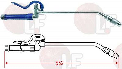 HOSE REEL SPRAY EXTENSION VALVE