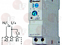 TIME LIMIT RELAY 80.41 16A 240V 50/60Hz