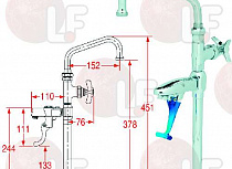 COMBINATION GLASS & PITCHER FILLER