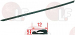 GLASS SIDE GASKET 1210 мм GLASS SIDE GASKET 1210 мм