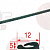 GLASS SIDE GASKET 1210 ��