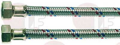 STAINLESS STEEL HOSE ? 1/2"FF 100 cm