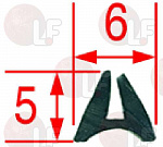 EXTERNAL GLASS GASKET 5000 мм EXTERNAL GLASS GASKET 5000 мм