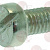 SLOTTED SCREW M5x8 �� - 100 PCS