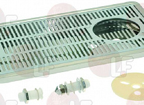 S/STEEL RECESSED DRIPTRAY 400x220 ��