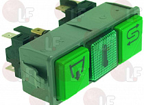 GREEN DOUBLE SWITCH BLOCK 250V 16A