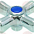 CROSS SHAPED SMALL BLUE�����