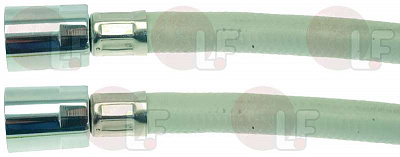 S/STEEL SHOWER HOSE ? 1/2"FF 600 ��