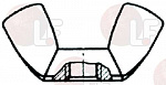 S/STEEL FINNED NUT M6 DIN 315 - 200 PCS