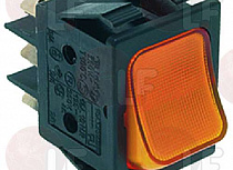 YELLOW MOMENTARY SWITCH 250V