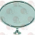 OVAL HORIZONTAL CHROMEPL. BADGE HOLDER