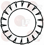 TOOTHED WASHER EXT.? 6x11x0,7 мм -200PCS TOOTHED WASHER EXT.? 6x11x0,7 мм -200PCS