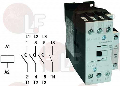 CONTACTOR MOELLER 25A 230V 50/60Hz 11��