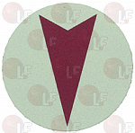 SELF-STICK DISK WITH ARROW SYMBOL ? 42 m