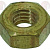 BRASS NUT M4 - 100 PIECES