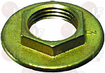 FLAT BRASS LOCK NUT 3/8
