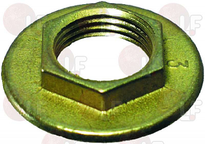 FLAT BRASS LOCK NUT 3/8"