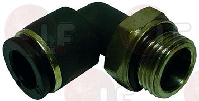 SWIVELING ELBOW COUPLING M