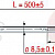 SHEATHED HEAT.ELEM. RSV-050 150W 230V