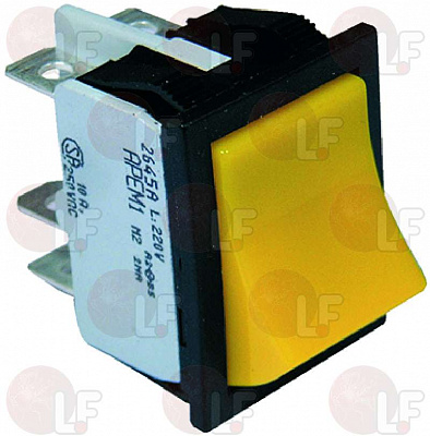YELLOW CHANGE OVER SWITCH BUTTON