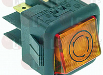 ORANGE CYCLE START SWITCH 250V 16A