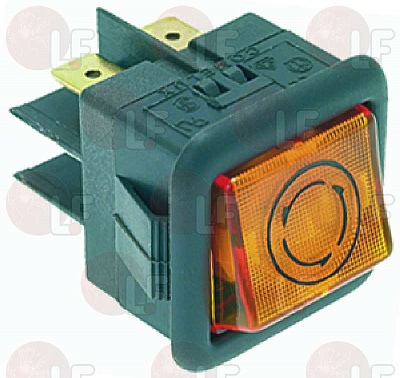 ORANGE CYCLE START SWITCH 250V 16A