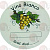 ROUND CERAMIC BADGE "����� WINE"