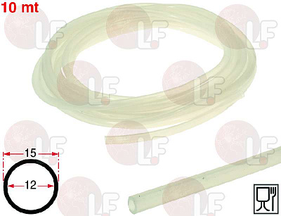 SILICONE HOSE ? 12x15 SHORE 60 - 10 m