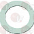 FLAT TEFLON GASKET ? 25x16.5x0.5 ��