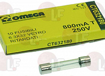 DELAY FUSE 6,3x32 - 10 PCS