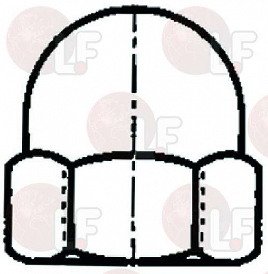 S/STEEL EXAGONAL BLIND NUT M5-200PCS