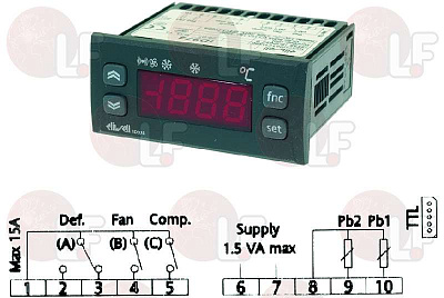 ��������� ID974 12Vac/dc 15/8/8 NTC/PTC