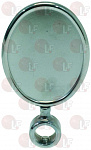 OVAL VERTICAL CHROMEPL. BADGE HOLDER OVAL VERTICAL CHROMEPL. BADGE HOLDER