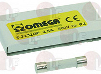 QUICK ACTING FUSE 6.3x32 - 10 PCS