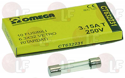 DELAY FUSE 6.3x32 - 10 PCS