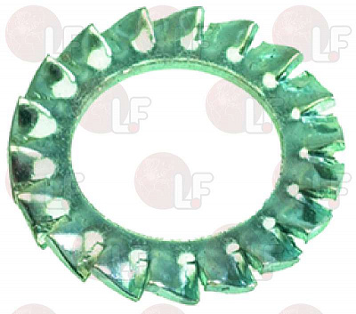 S/STEEL COGGED WASHER M14 UNI 8842
